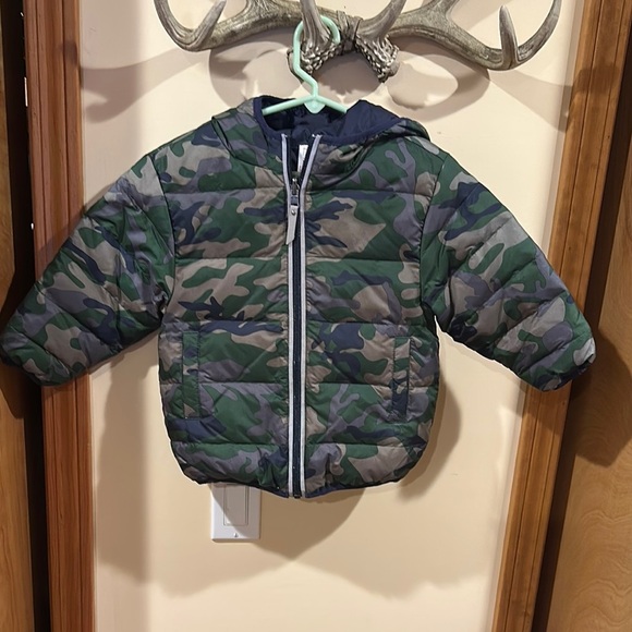 hanna anderson Other - Kids' Camouflage Hooded Puffer Jacket